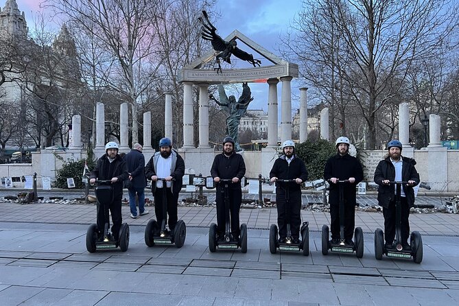 1 Hour Budapest Segway Tour - Parliament Hightails - Shoes on the Danube Bank, a quiet final stop