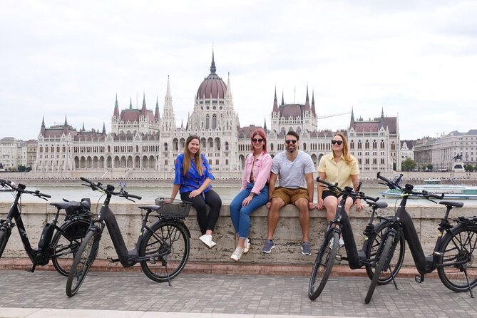 3-Hour Budapest E-Bike Adventure! - Chain Bridge and the Parliament view