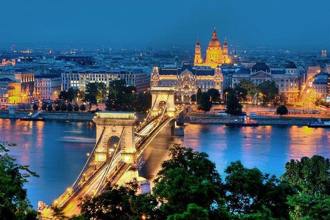 8 days European Highlights PRIVATE TOUR from Budapest including Budapest Vienna Prague and Bratislava - Budapest’s basilica, boulevards, and evening river view