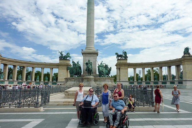 Accessible Budapest Tour - Buda Castle terrace and the famous city view
