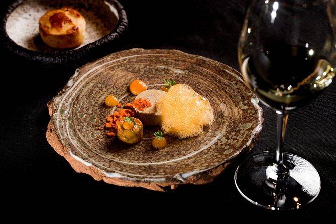 Audio visual multi-sensory chefs journey dinner experience - Russia brings trout, beetroot, and caviar