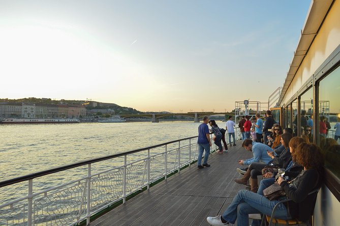 Booze Cruise Budapest Sightseeing Danube Cruise - Arriving at Akadémia 3. ponton