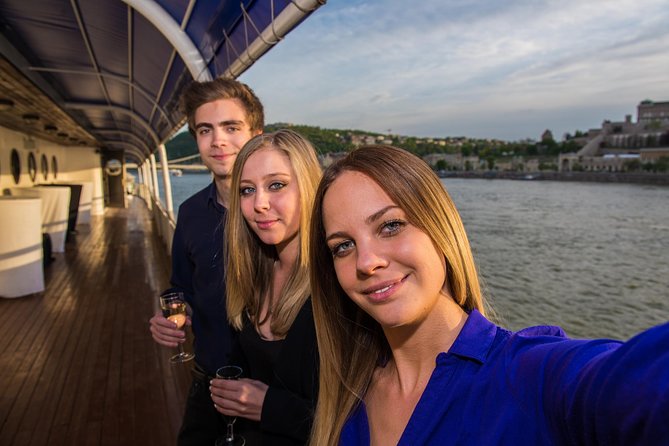 Booze Cruise Budapest Sightseeing Danube Cruise - Matthias Church and its unusual tower