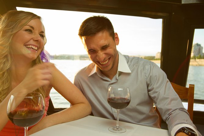 Booze Cruise Budapest Sightseeing Danube Cruise - Under the Chain Bridge