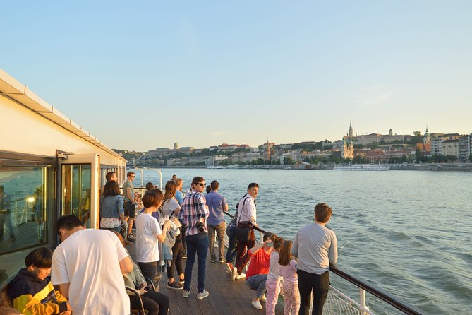 Booze Cruise Budapest Sightseeing Danube Cruise - Castle Hill and Fisherman’s Bastion from the river