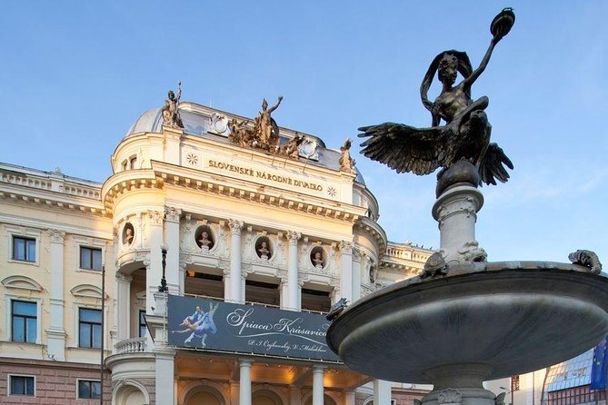 Bratislava, one day private trip from Budapest with guide! - The Old Town Hall, Roland Fountain, and Main Square