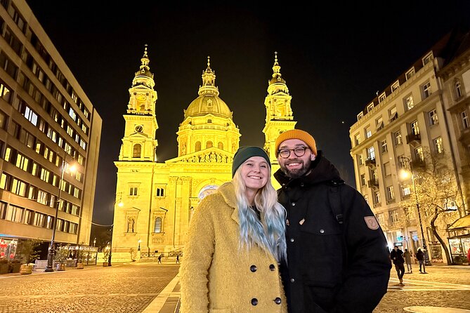 Bright Lights of Budapest Night Tour with Boat Cruise and Wine - St. Stephen’s Basilica: royal memory in the city center