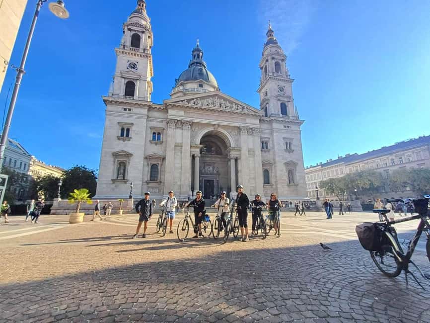 Budapest Bike Tour with a Hungarian Goulash - Szabadság Square and Elizabeth Bridge