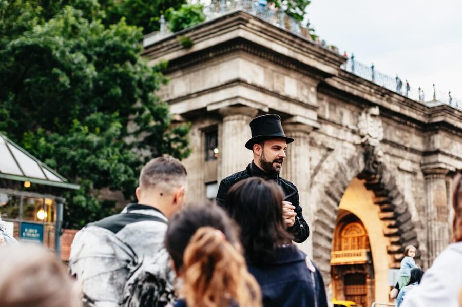 Budapest: Buda Castle District Vampires and Myths Night Tour - Prince Eugene, Matthias Fountain, and the stories between them