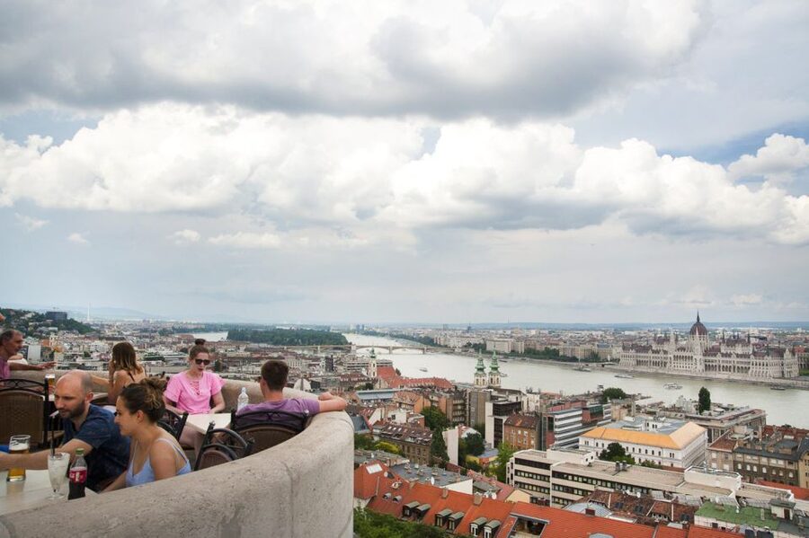 Budapest: Buda Castle Walking Tour in German - Danube Bridges from Above, Then Views Toward Buda Hills