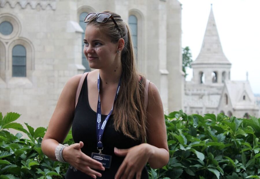 Budapest: Castle District Walk with Matthias Church Entry - The Funicular, Savoyai Terrace, and palace courtyards