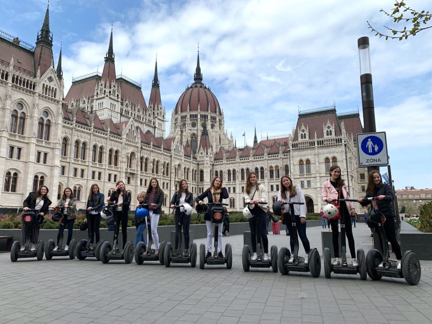 Budapest: City Highlights Segway Tour - Rolling back across Chain Bridge