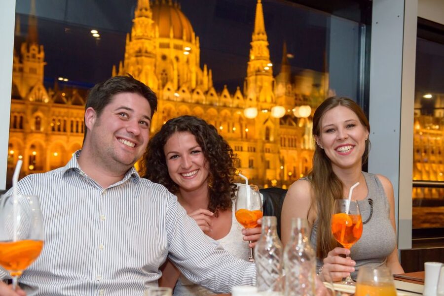 Budapest: Danube Drink and Piano Show - The southern stretch to Müpa and the National Theatre