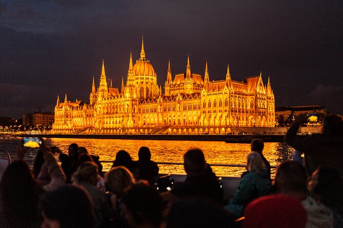 Budapest Danube River Sightseeing Night Cruise with Drink - Following the Danube southward