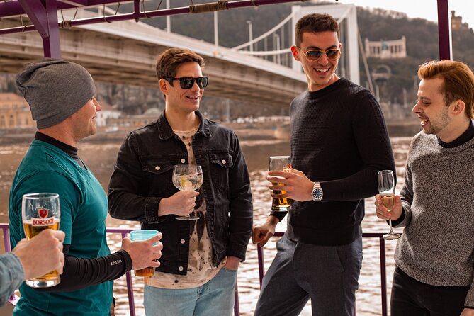 Budapest Danube Sightseeing Cruise with Unlimited Drinks - The university, National Theatre, and modern Budapest