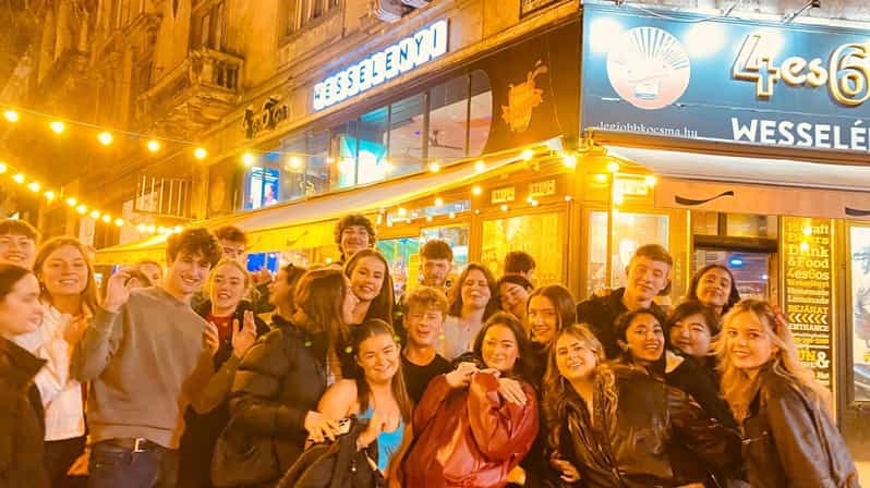 Budapest: Guided Bar Crawl with 1 Hour Open Bar and Shots - The first ruin bar sets the tone