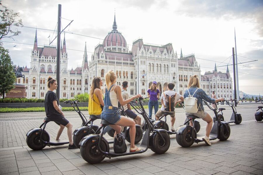 Budapest: Guided City Sights Tour by E-Scooter - Parliament and the Danube side of Pest