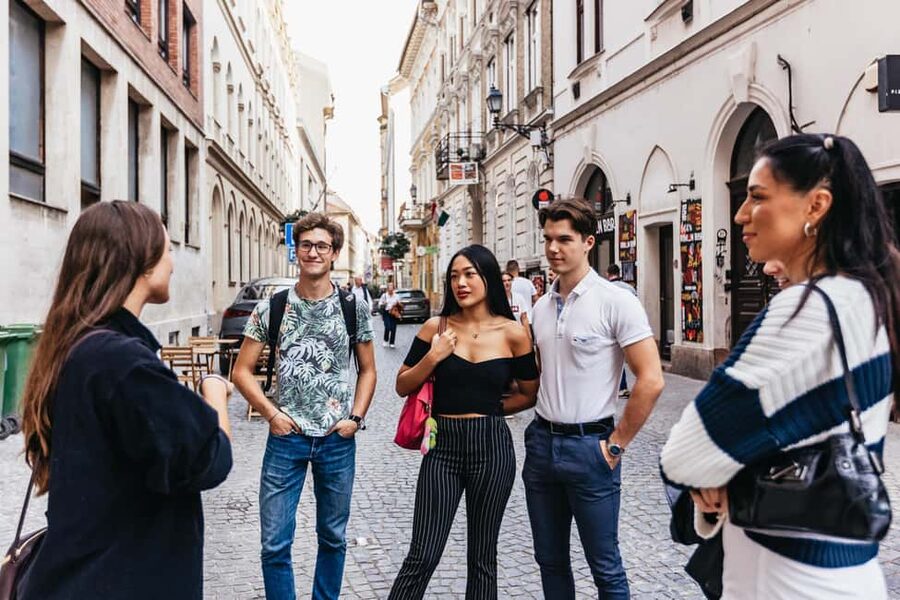 Budapest: Guided Foodie Walking Tour with Food and Drinks - Walking through District 7 and onto Andrassy Avenue