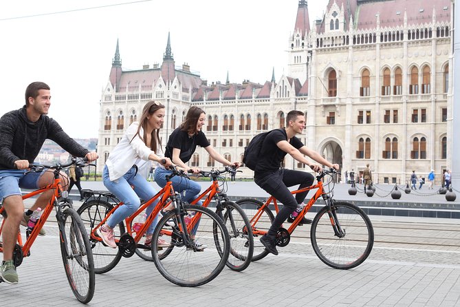 Budapest Historic Downtown Bicycle Tour in small groups - City Park’s castles, museums, and modern design