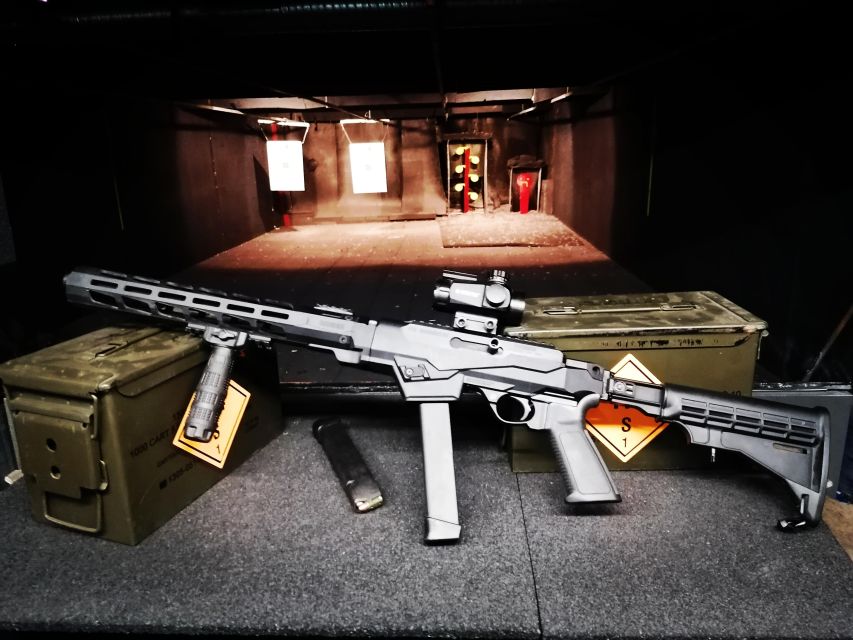 Budapest: Hollywood Gun Range Shooting Package - Sixty listed rounds across five very different guns
