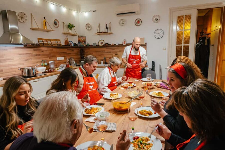 Budapest: Hungarian Cooking Class and Market Walk - Wine, pálinka, and the finished meal