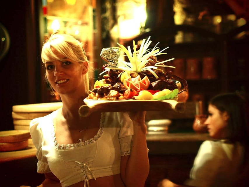 Budapest: Medieval Dinner Show with Drinks - Entering the medieval tavern on Podmaniczky Street