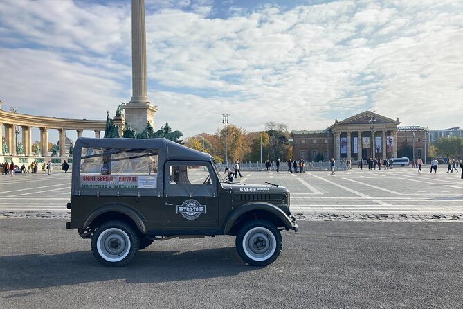 Budapest Private City Tour With a Vintage Russian Jeep - Heroes’ Square and City Park