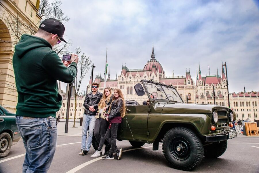 Budapest: Private City Tour with a Vintage Russian Jeep - The Danube ride and Shoes on the Danube Bank