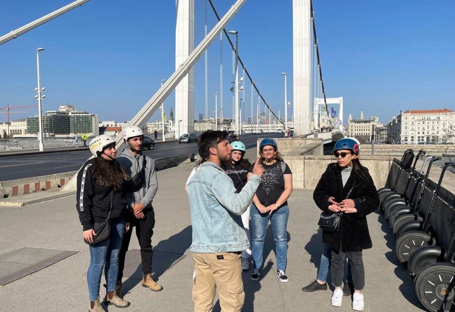 Budapest: Quick Ride on Riverside - 30 Min Segway Tour - Crossing Liberty Bridge toward Gellért Hill