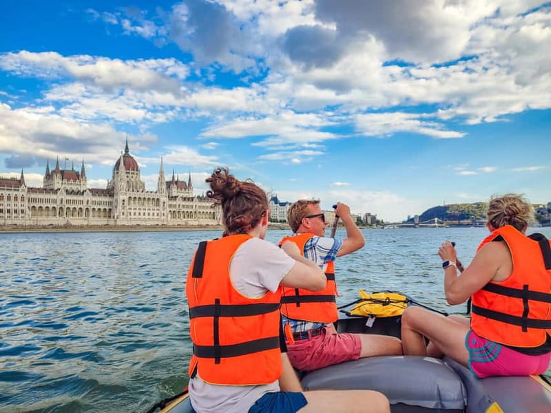 Budapest Rafting - Sunset Cruise - Learning the basics before the raft moves