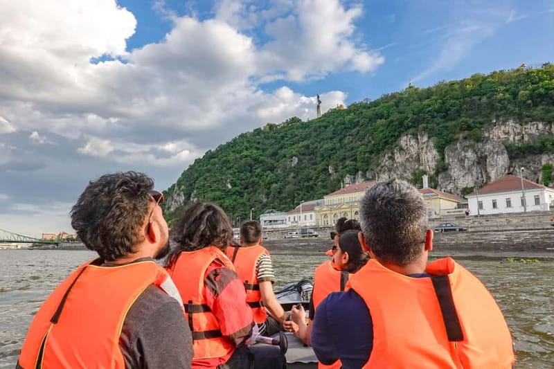 Budapest Rafting - Sunset Cruise - Paddling past Parliament and the city center