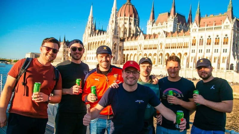 Budapest: Sip & Sail Danube Cruise with Unlimited Beer - Liberty Bridge and the southern riverfront
