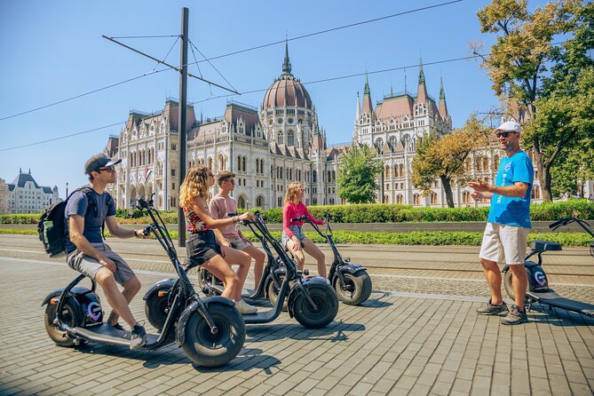 Budapest Small-Group Guided Tour on MonsteRoller e-Scooter - Parliament, Liberty Square, and the Pest side