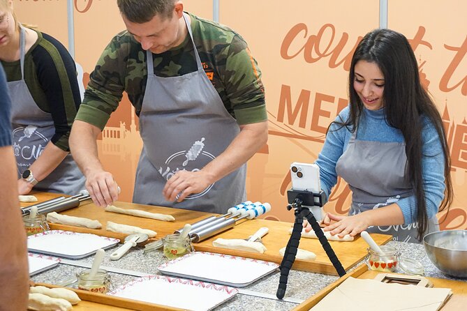 Chimney Cake Workshop Budapest Downtown - Kürtőskalács Class - The downstairs classroom and group size