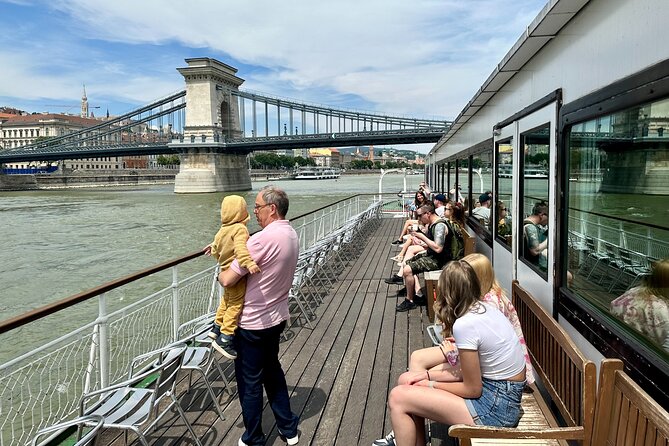 Daytime and Sunset Cruise on the Danube with Drink Options - Under the Chain Bridge and past Castle Hill