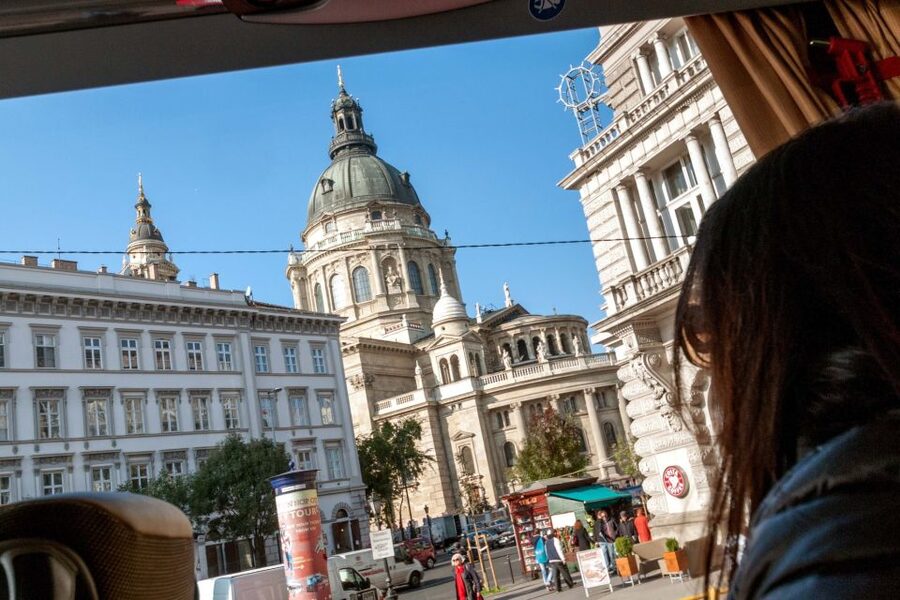 From Vienna: Guided Day Trip to Budapest - Budapest from the coach: useful orientation, imperfect photography