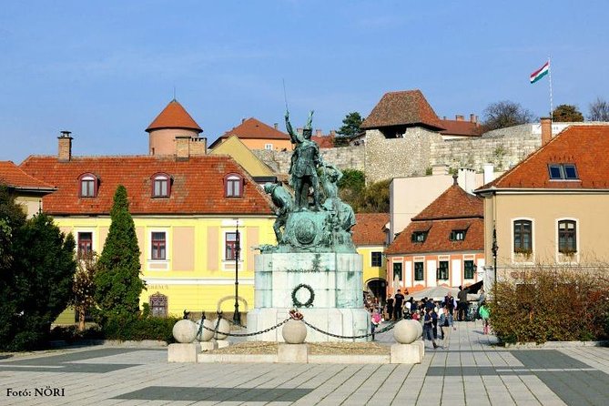 Home to Bull's Blood red wine! Eger with winetaste private tour - Baroque detail at Minorita Church