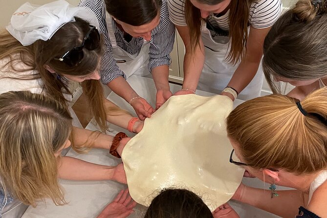 Hungarian Strudel Making Class: Stretch & Fill Two Ways - Stretching the dough is the real event