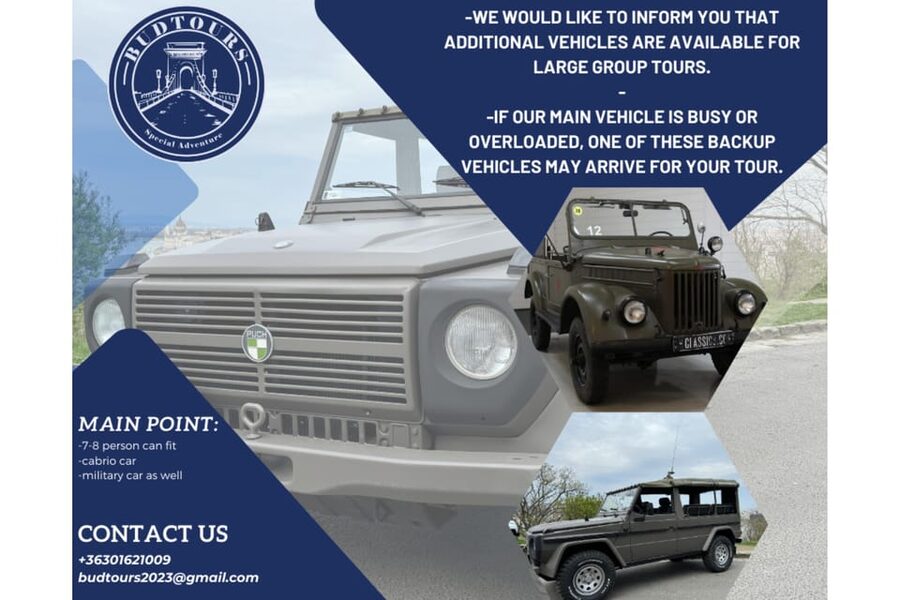 Iconic Budapest tour with Classic Russian Jeep and G-Wagon - Comfort, weather, and practical limits