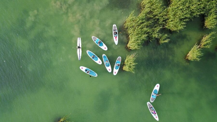 Lake Balaton: Paddle Board Tour of Tihany National Park - Choosing the right board and getting ready