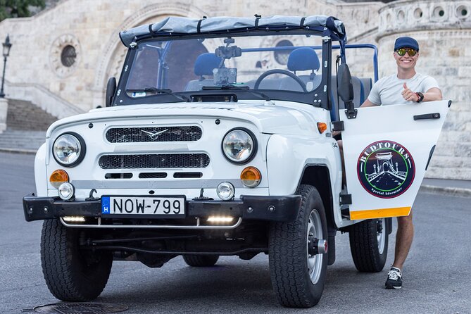 Private Budapest City tour with Classic Russian Jeep or G-Wagon! - The Castle Garden and Buda Castle District