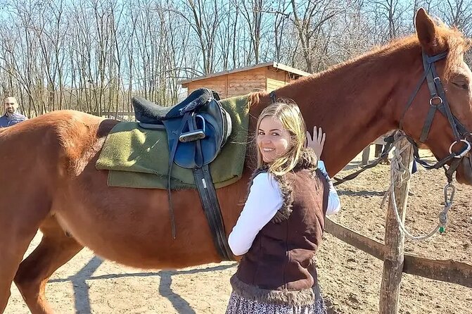 Private Horse Riding near Budapest with transport - The Hungarian meal after the horses