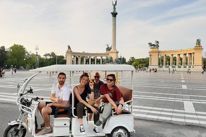 Private Sightseeing Tour using Electric Tuk Tuk Ride in Budapest - Heroes’ Square and Vajdahunyad Castle