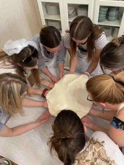 Stretched Strudel Making Class with 2 Different Fillings
