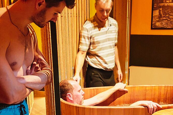 Unique Ice bath experience at Lukács BeerSpa - The ice-cold plunge is the main event